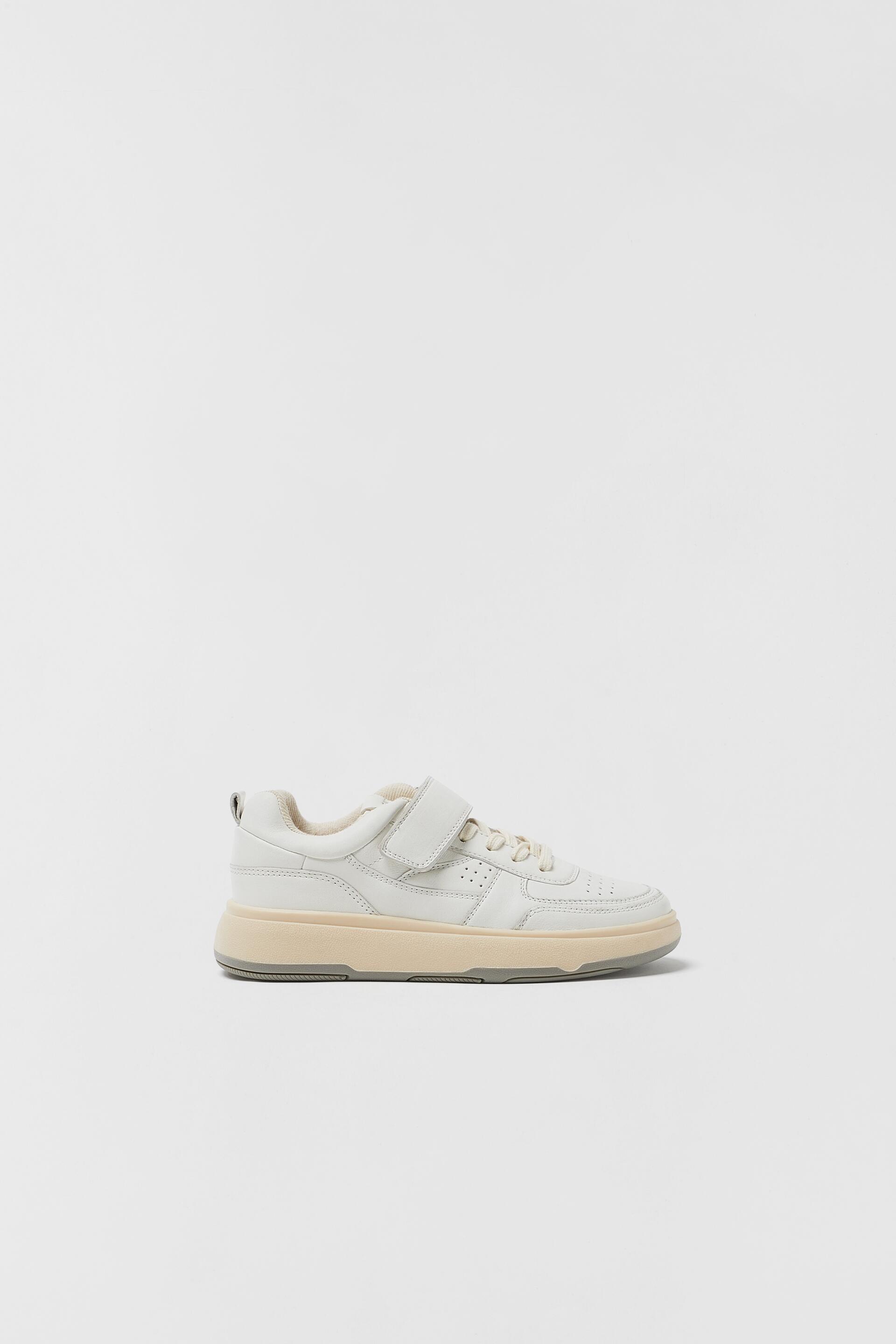 Zara contrasting plimsolls sales